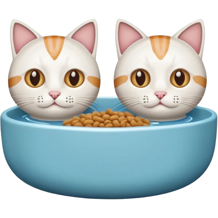1 Cat's Food and Water emoji
