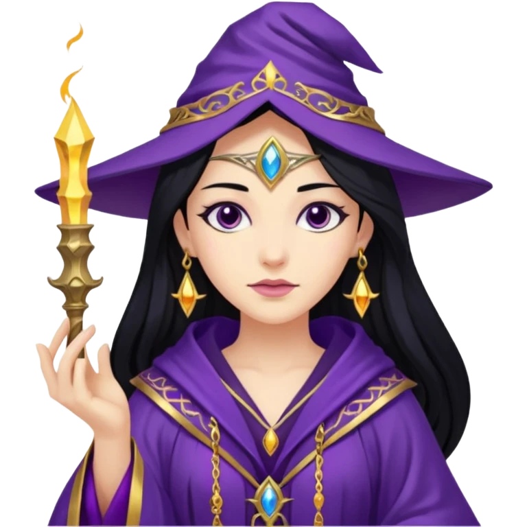 portrait of Elegant sorceress 




 emoji