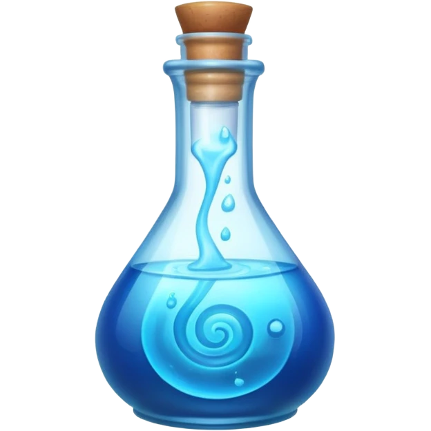blue health potion emoji