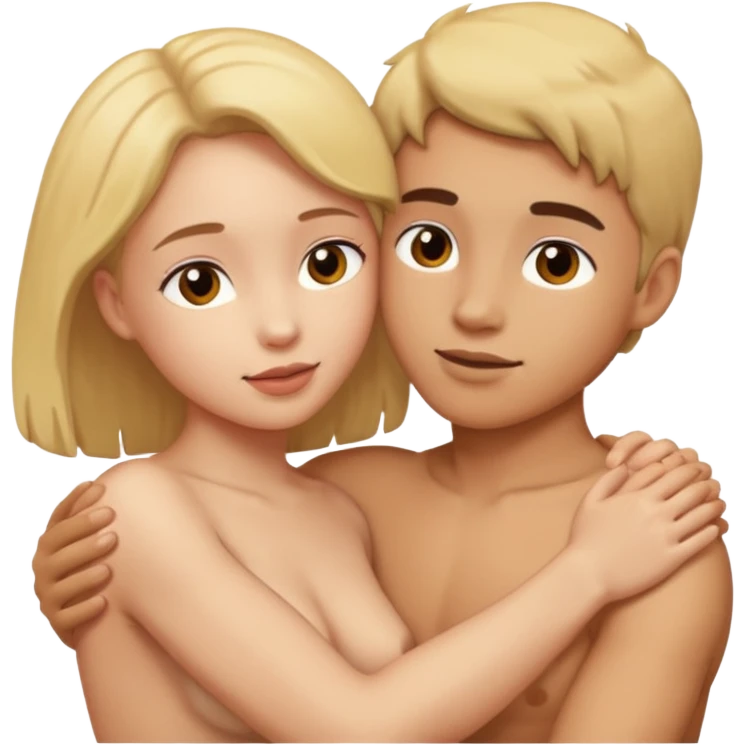 Two people naked emoji