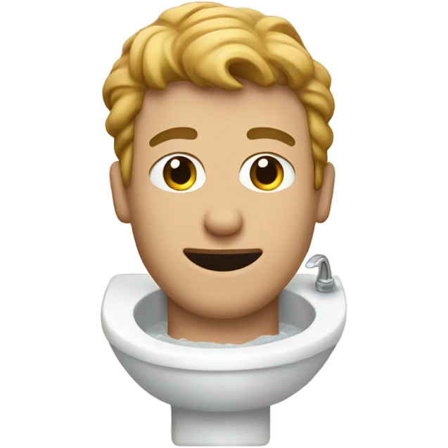 Sean Senich as a bidet  emoji