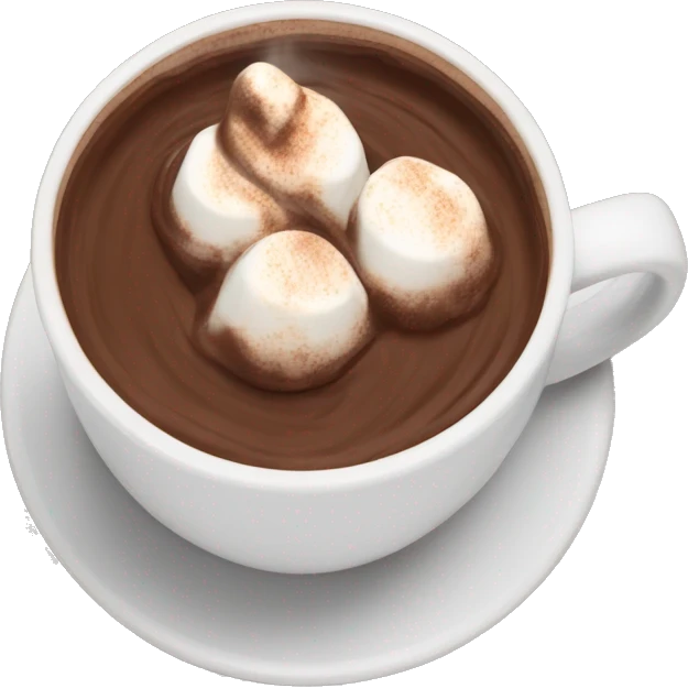 Aesthetic hot chocolate emoji