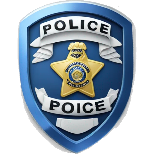 police badge emoji
