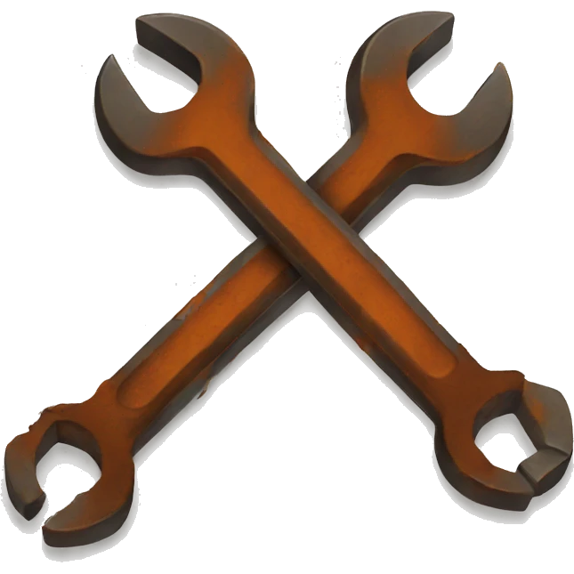 rusty wrench emoji