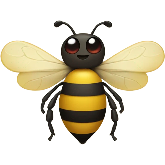 Bee with heart emoji