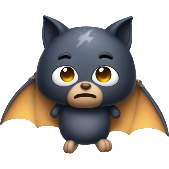 A magic bat who is asleep emoji