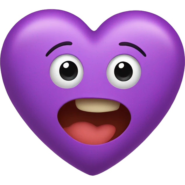Heart in love emoji
