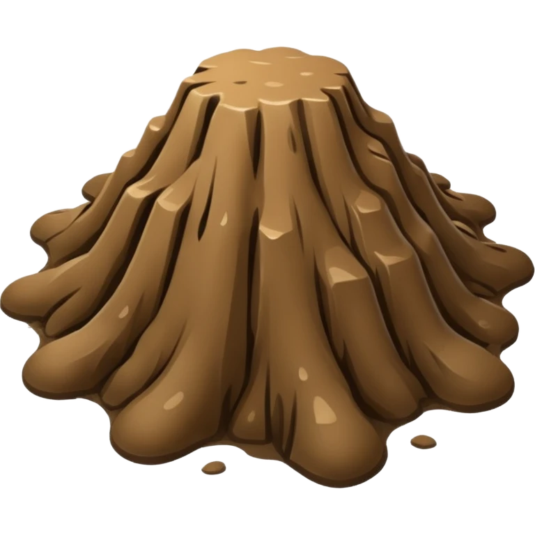 Mud on a floor  emoji