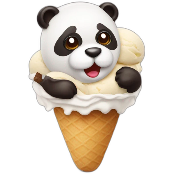 icecream panda emoji