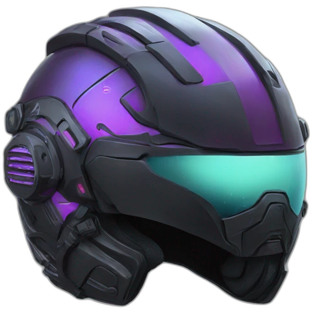 cyberpunk motorcycle helmet emoji