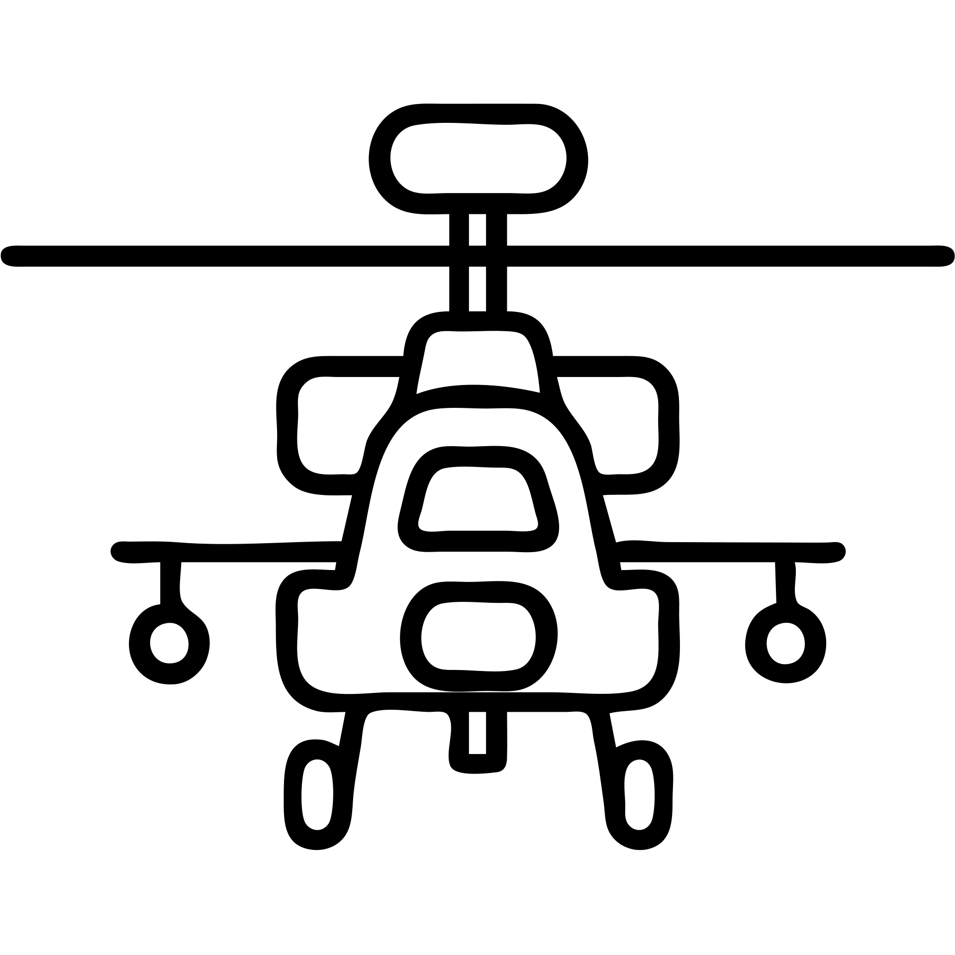 outlined Apache helicopter icon emoji