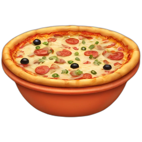 Pizza bowl emoji