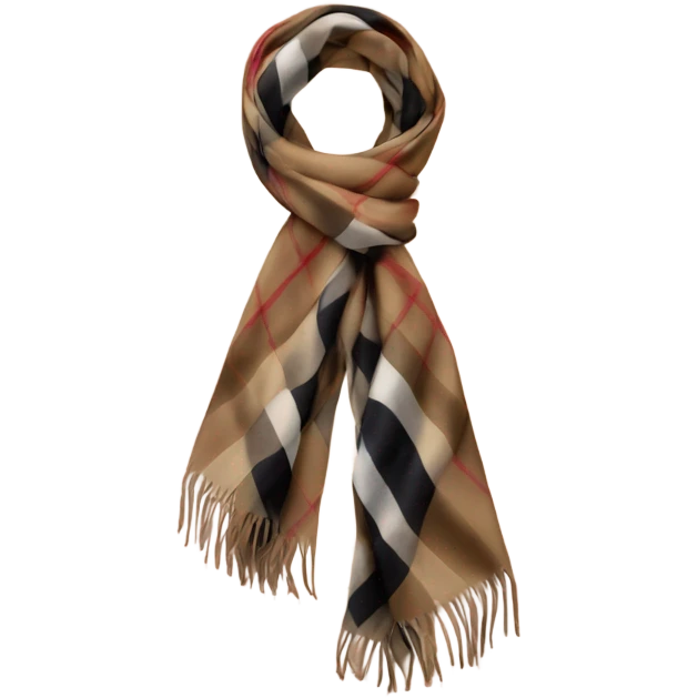 Burberry scarf  emoji