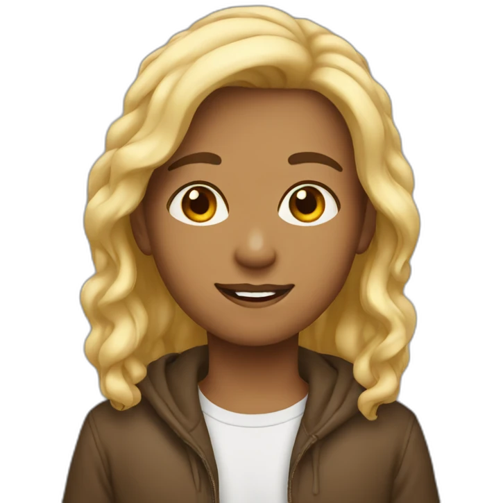 brown boy white girl emoji