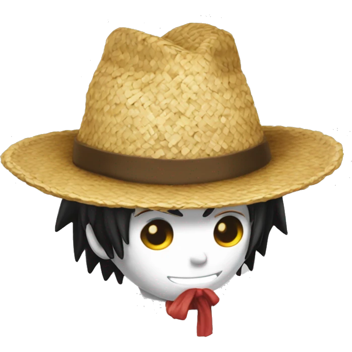 Chapeau de paille luffy emoji