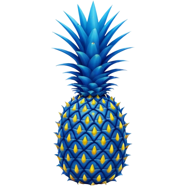 blue pineapple emoji