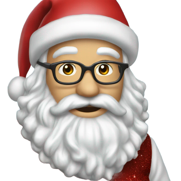 Crystal Palace Santa black emoji