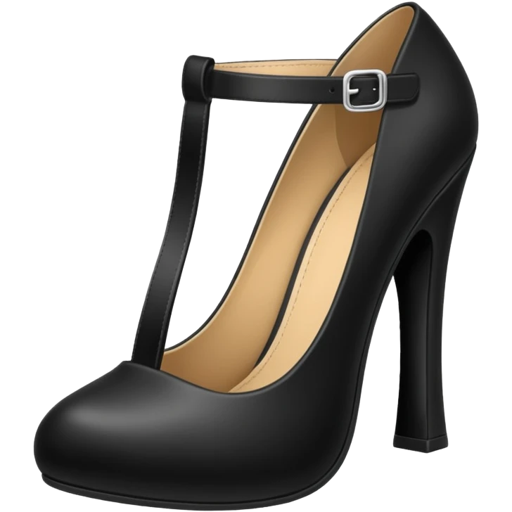 Black heel emoji