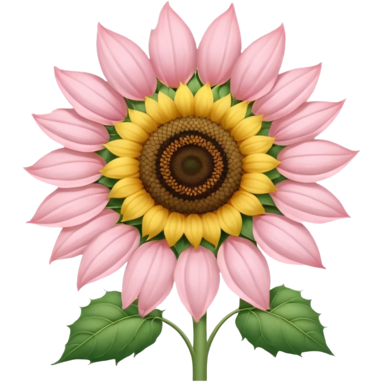 light pink sunflower emoji