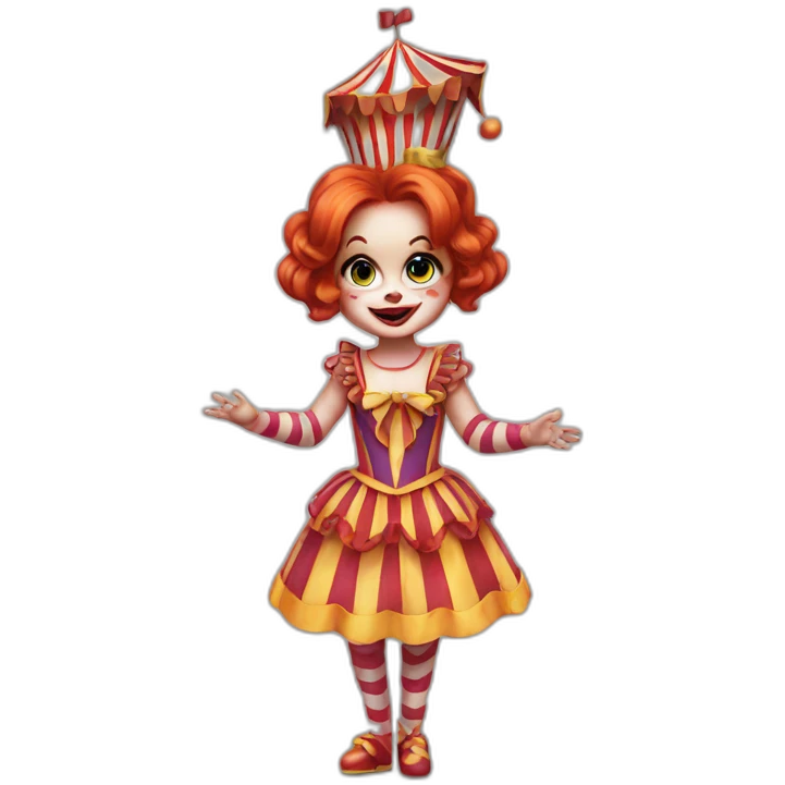 Circus baby emoji