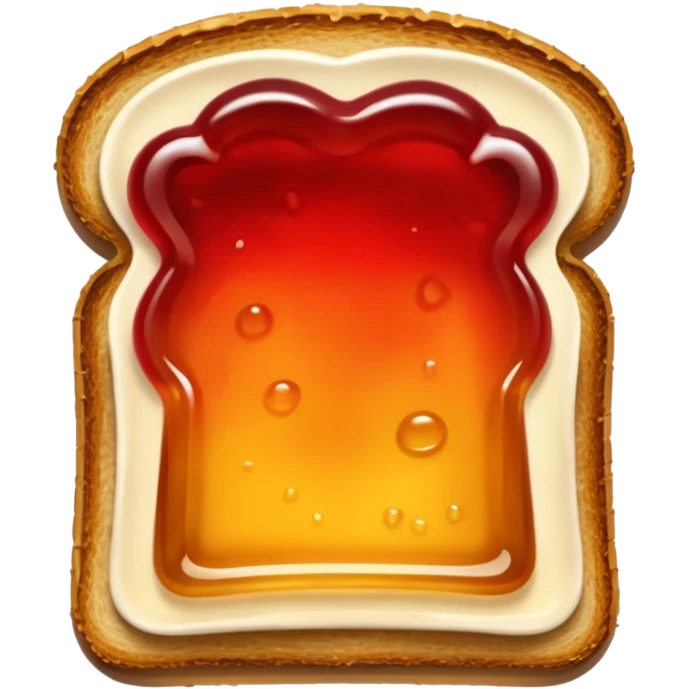 toast with jelly emoji