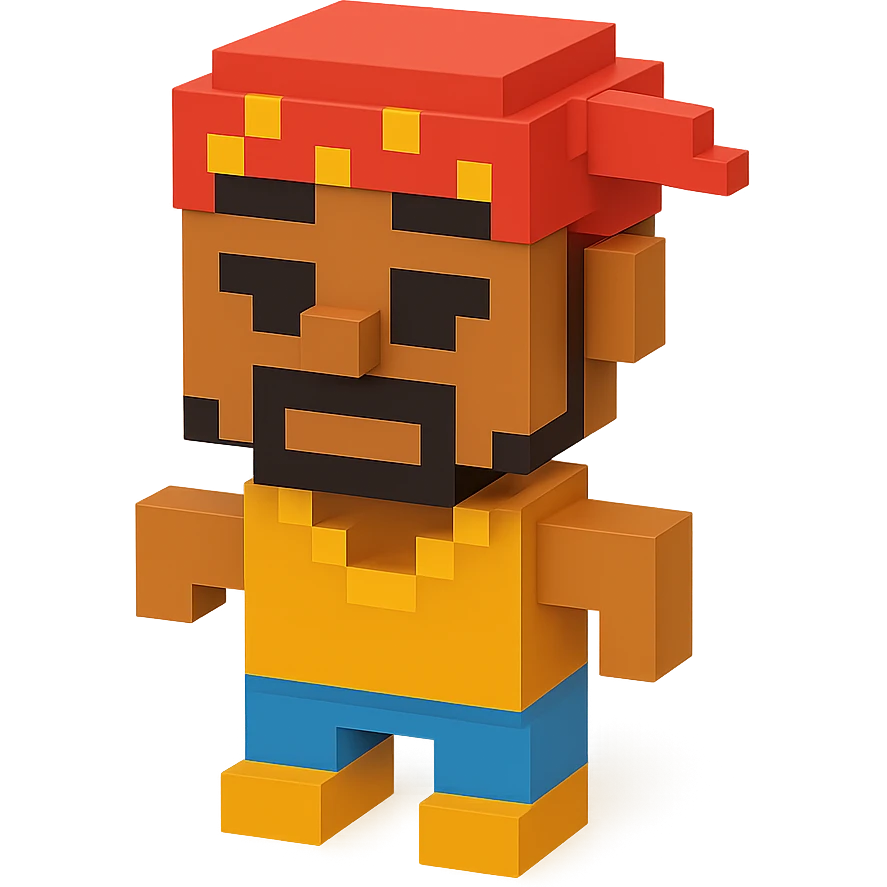 репер 2Pac, no background  emoji
