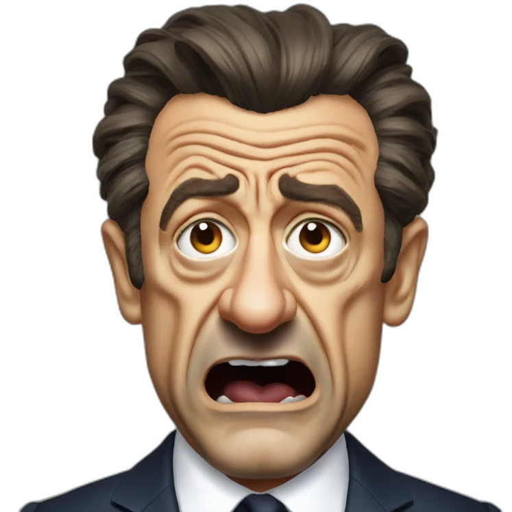 Sarkozy angry emoji