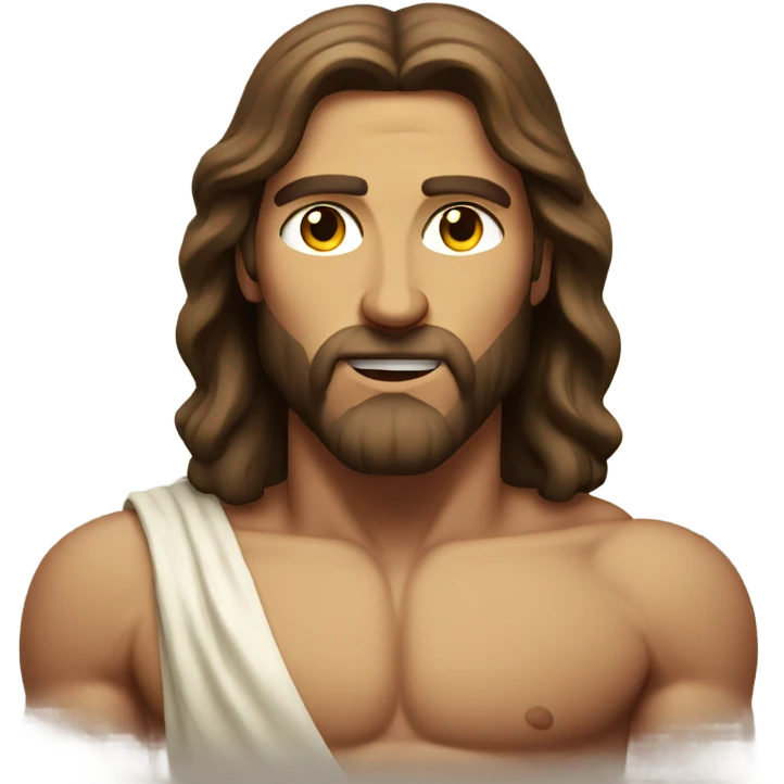 Muscular Jesus emoji