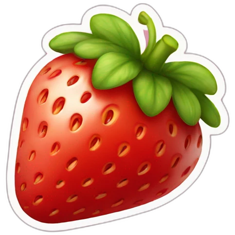 Strawberry emoji