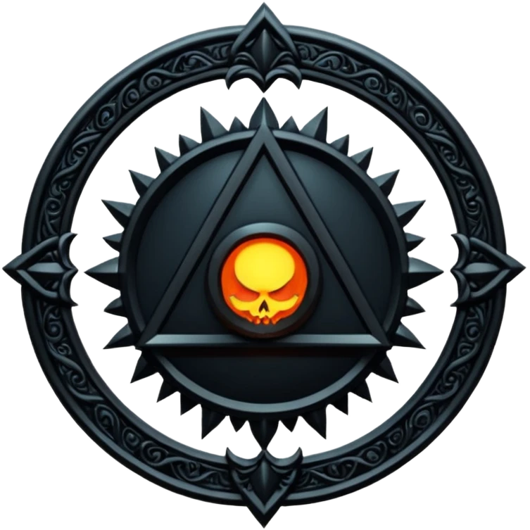 Make a black magic symbol emoji