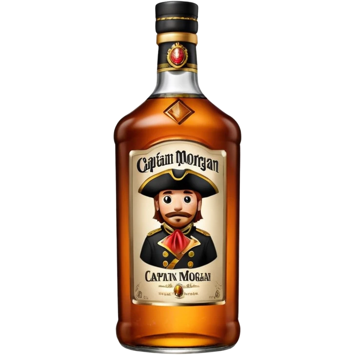 Bouteille de Captain Morgan, 1 l emoji