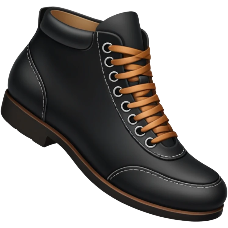 shoe black emoji