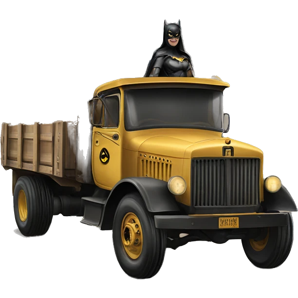 Batgirl monster killer 1917 truck emoji