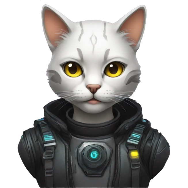 cyberpunk cat emoji