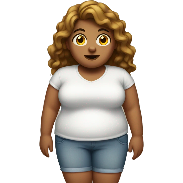 Fat girl emoji