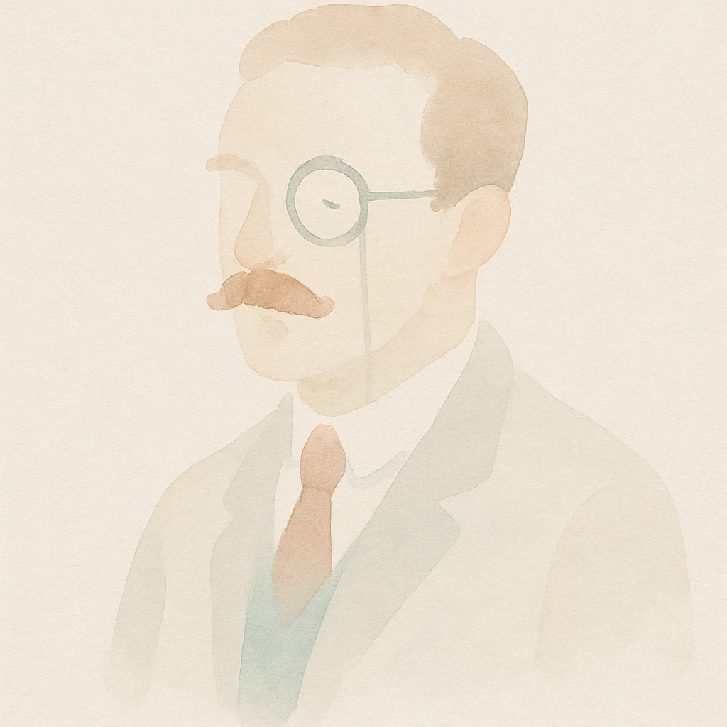 A man with a monocle emoji