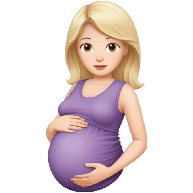 Pregnant white women emoji