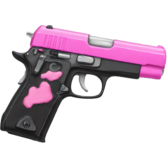 gun with pink now  emoji