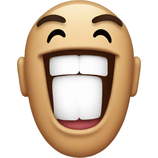 crazy laugh emoji