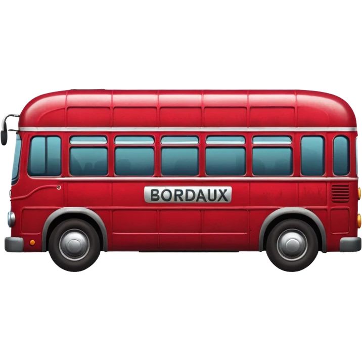 1 flor autobus bordeaux emoji