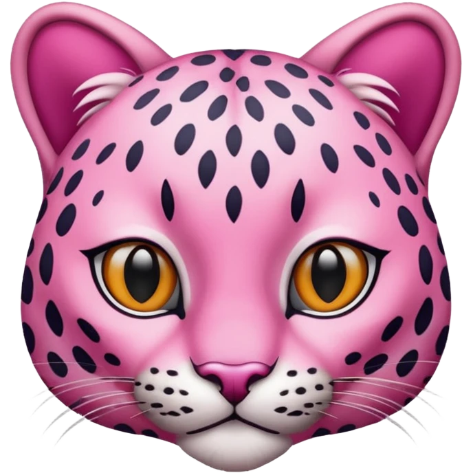pink leopard emoji