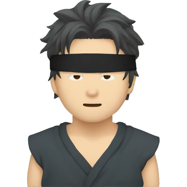 Satoru gojo blindfold emoji