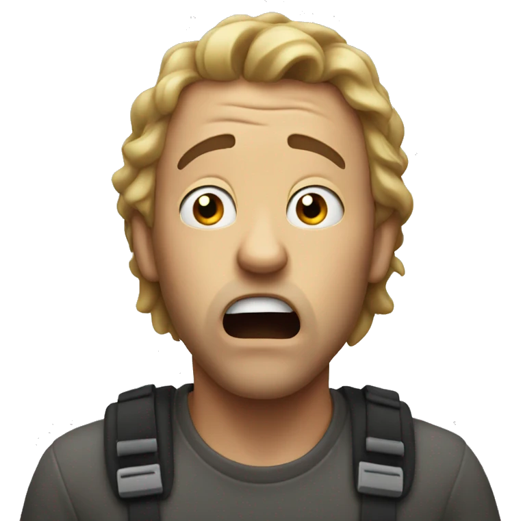 Scared emoji