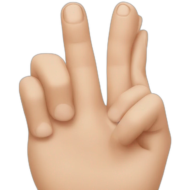 nose and finger emoji
