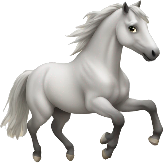 Horse rolling emoji