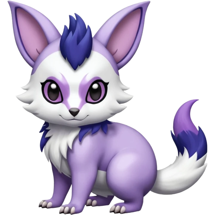 Shiny Furret-Absol-Noibat-Hybrid (Full body) emoji