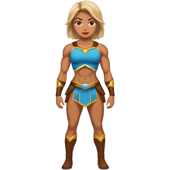 Amazon with boobs emoji