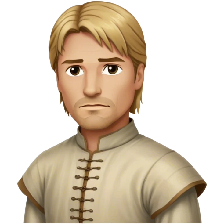 Jaime Lannister from game of thrones, cloth shirt emoji