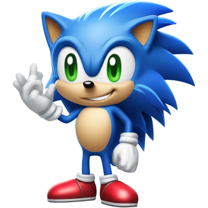 sonic the hedgehog emoji