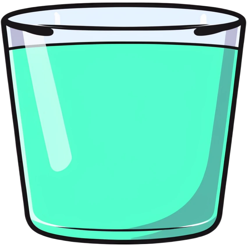 simple glass emoji